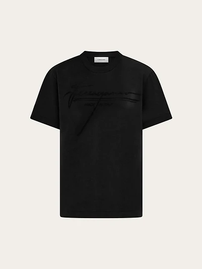 T-shirt with signature detail