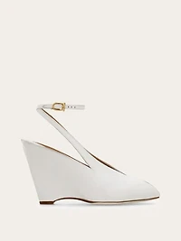 Peep toe wedge sandal