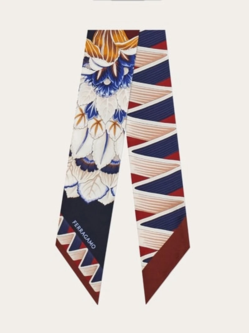 Giada print silk mini bandeau