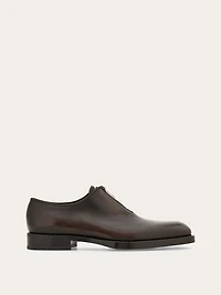 Derby shoe with zip detail