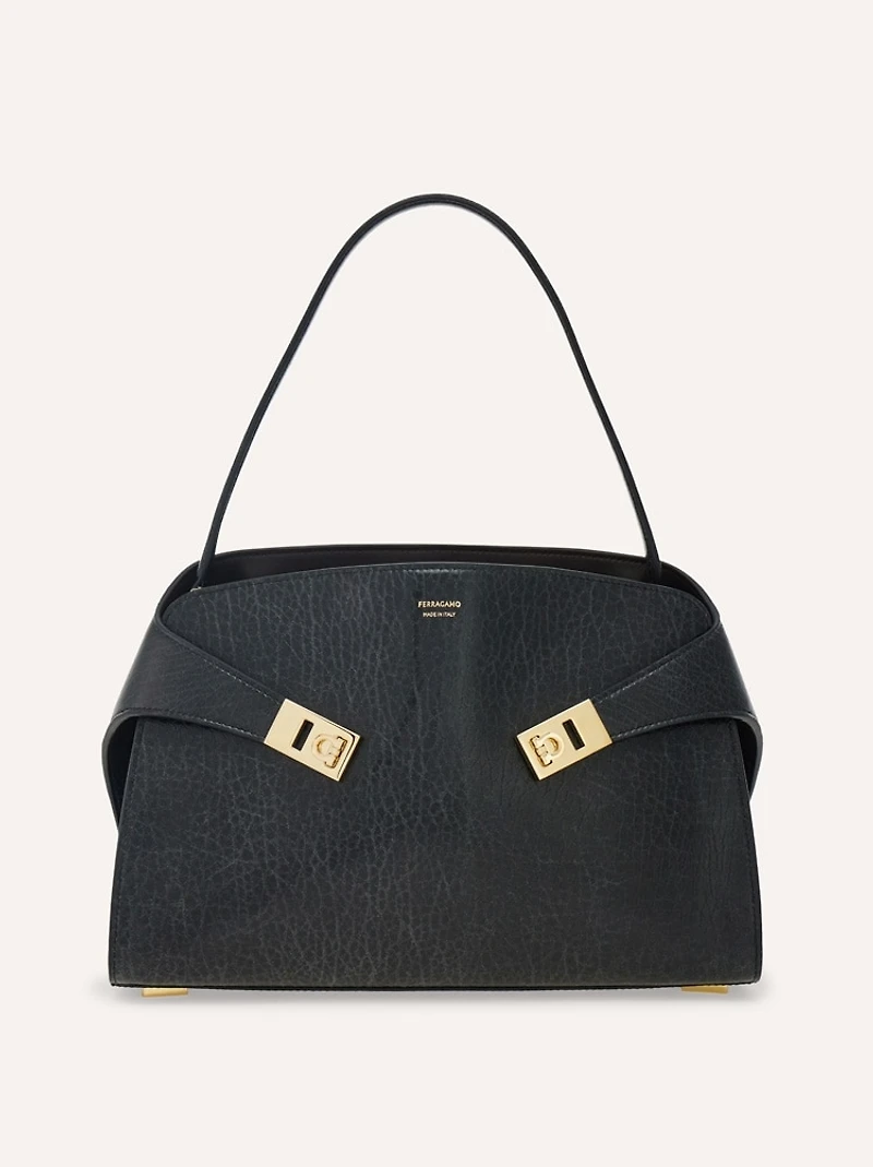 Hug soft bicolor shoulder bag (M