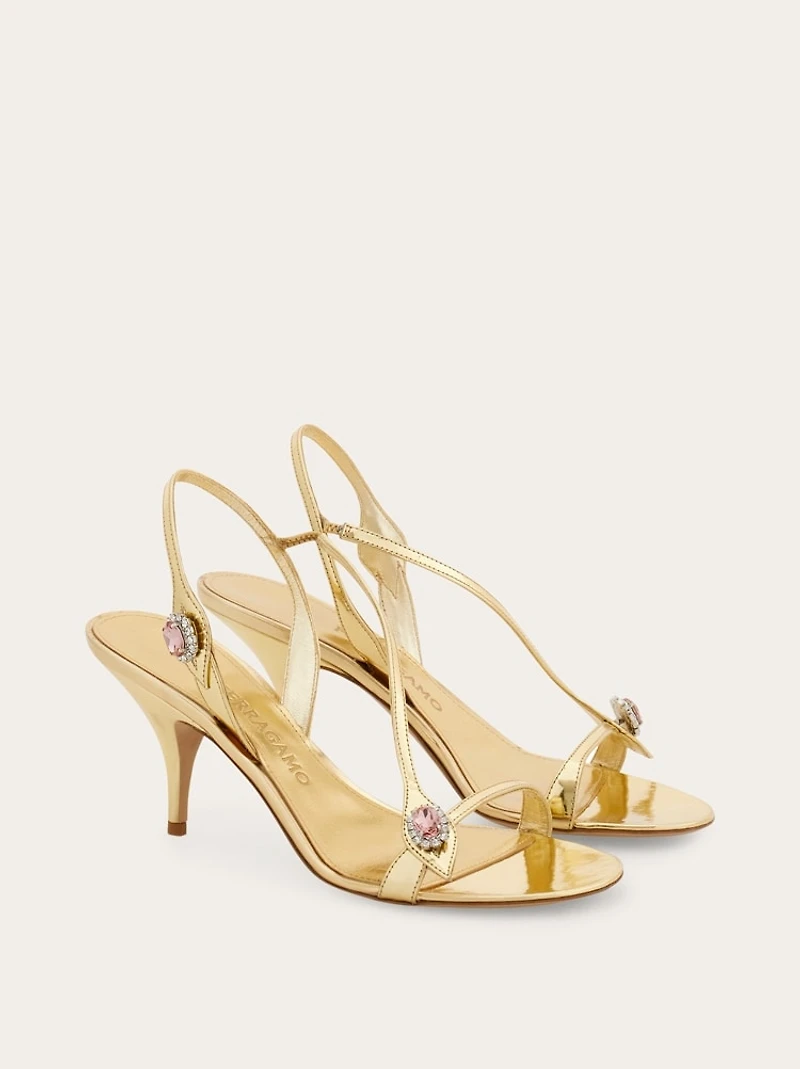 Crystal embellished sandal