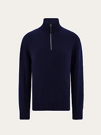 High neck cashmere pullover