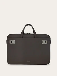 Briefcase with Gancini buckles (M