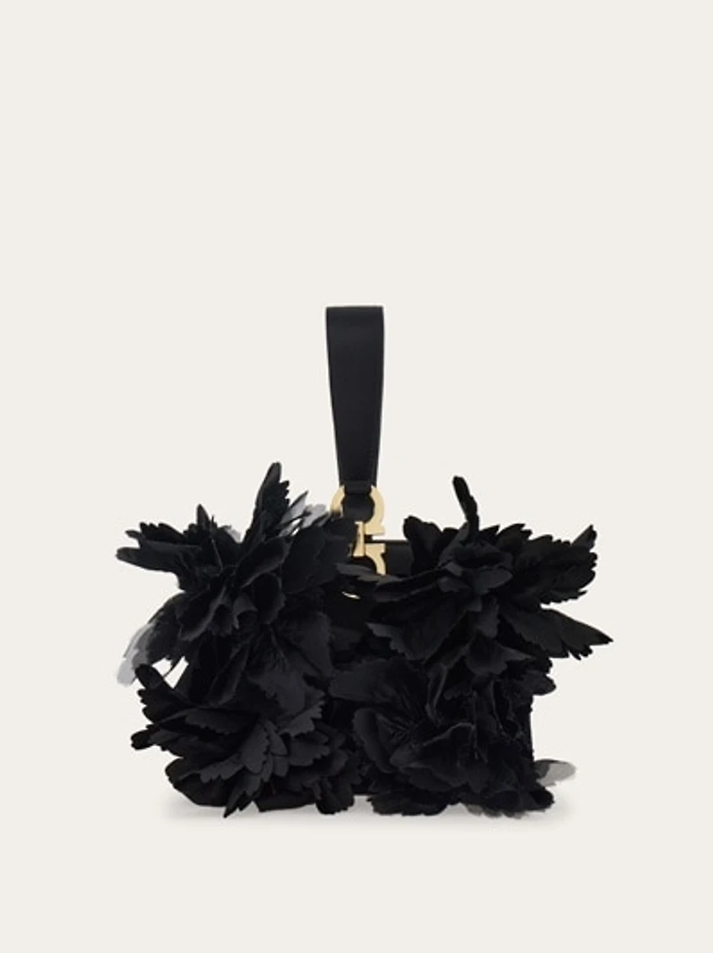 Mini clutch with floral detailing