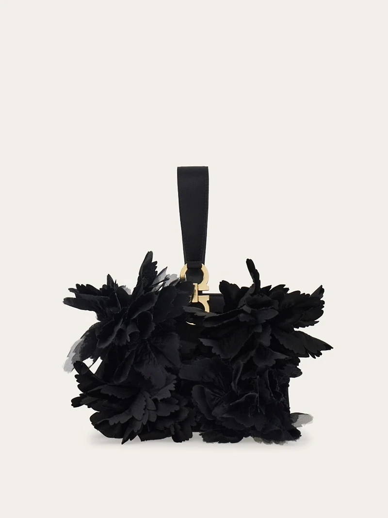 Mini clutch with floral detailing