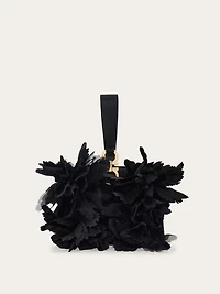 Mini clutch with floral detailing