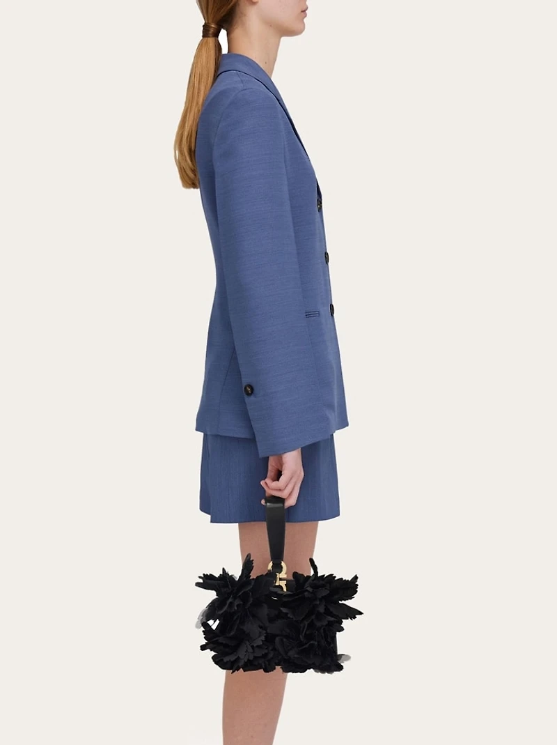 Mini clutch with floral detailing