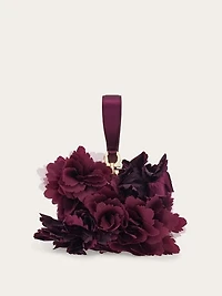 Mini clutch with floral detailing