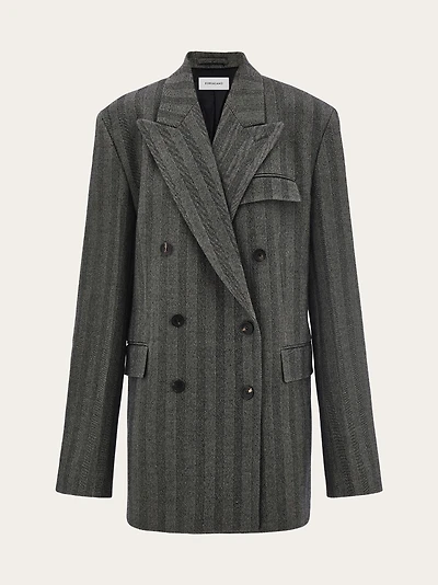 Oversize double breasted blazer