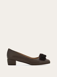 Vara block heel pump