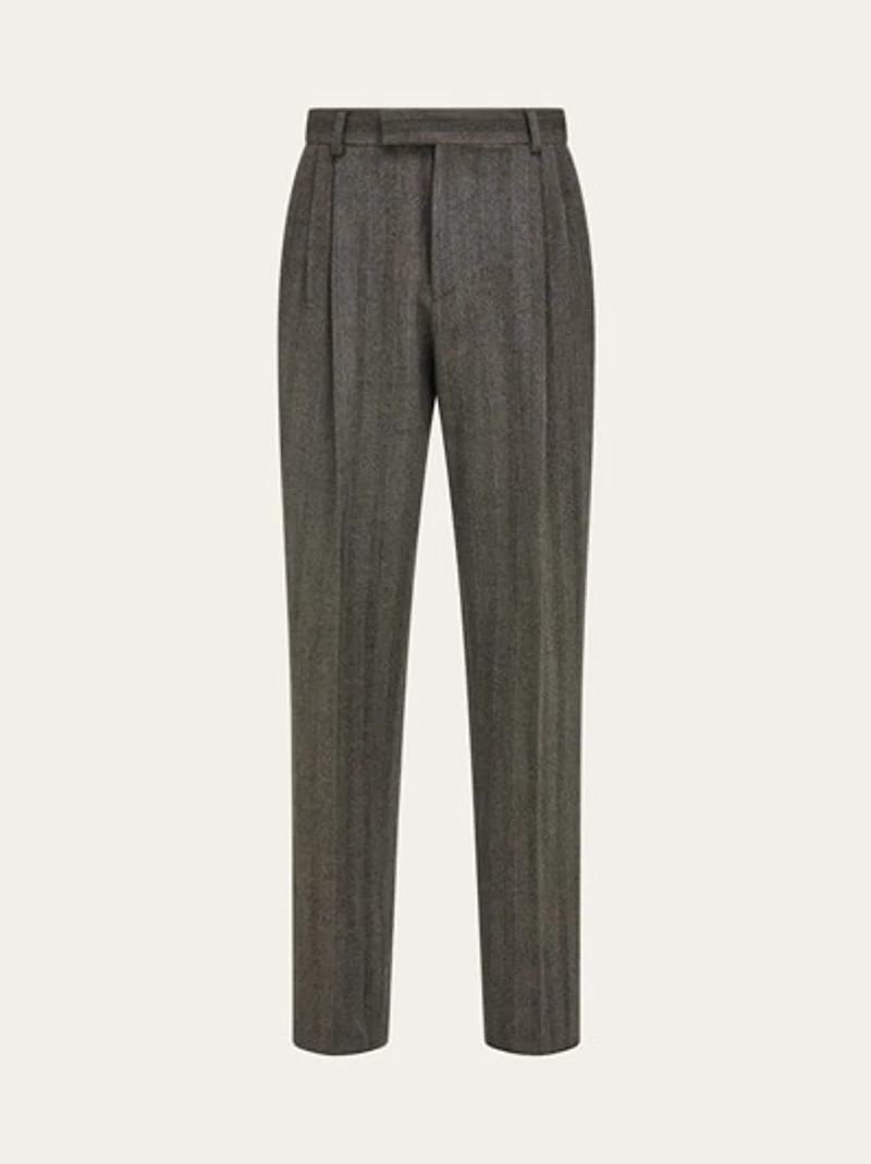Chevron tailored trouser