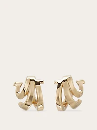 Triple Gancini earrings