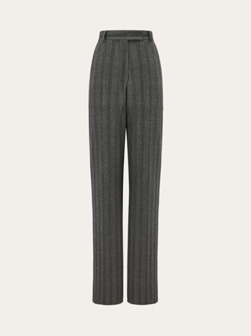 Tailored trouser in chevron