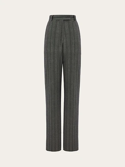 Tailored trouser in chevron