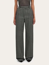 Tailored trouser in chevron