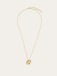 Triple Gancini pendant necklace