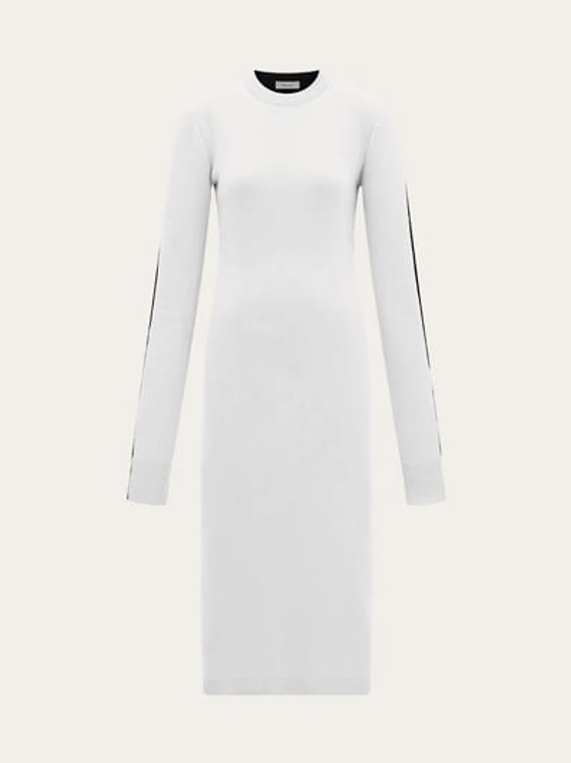 Two tone knitted dress