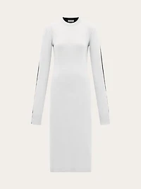 Two tone knitted dress