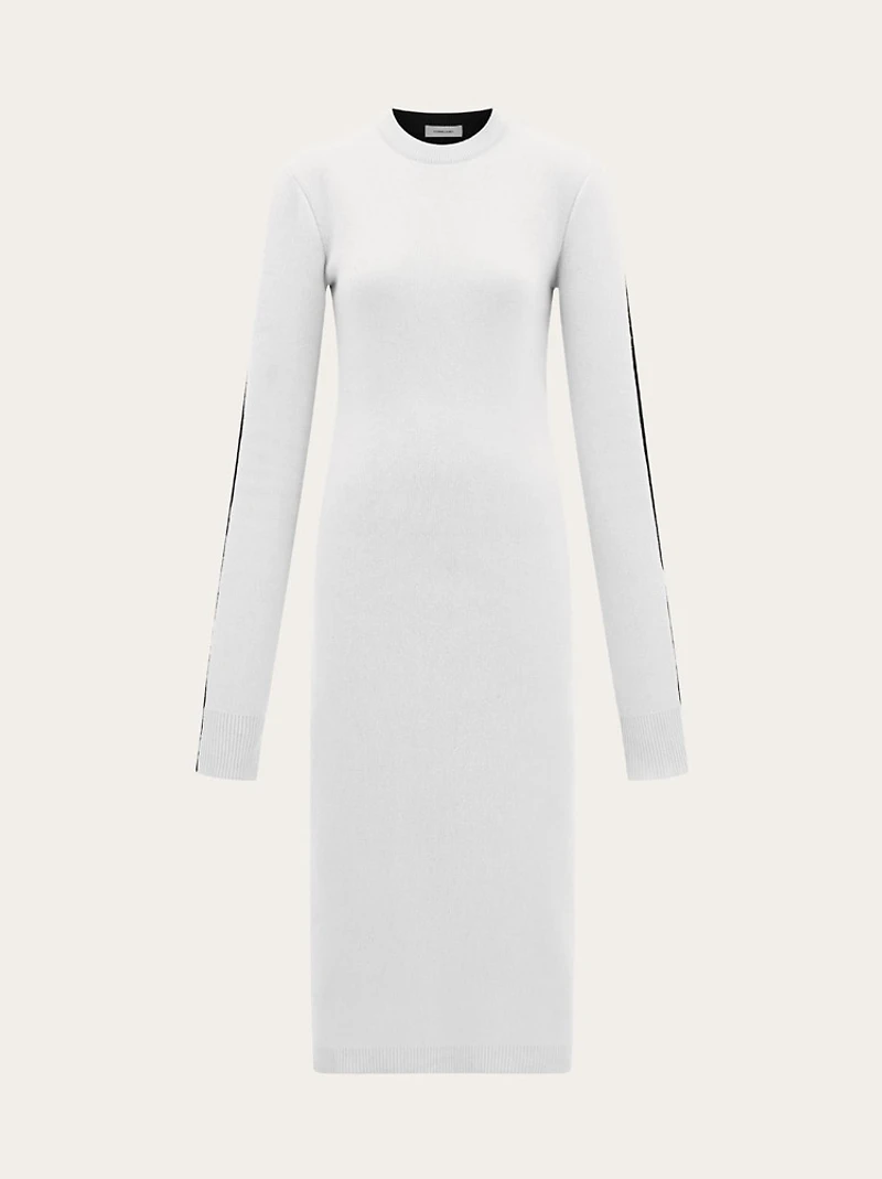 Two tone knitted dress