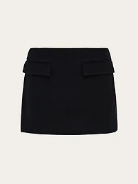 Low cut mini skirt