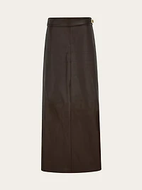 Longline nappa skirt