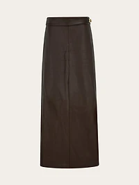 Longline nappa skirt