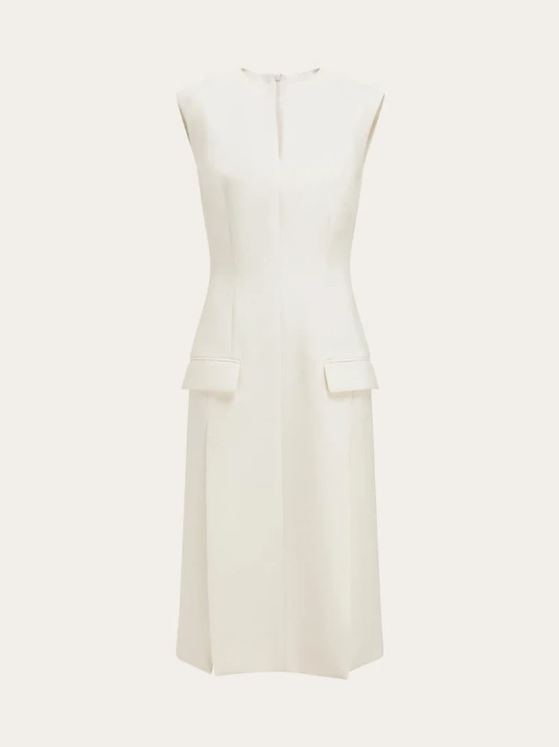 Sleeveless tailored dress