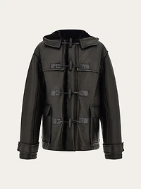 Deerskin padded blouson