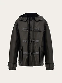 Deerskin padded blouson