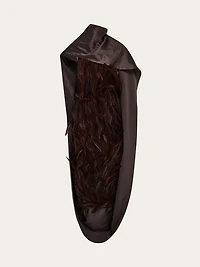 Feather embellished dress