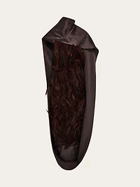 Feather embellished dress