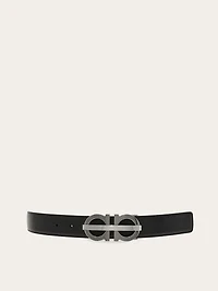 Reversible and adjustable Gancini belt