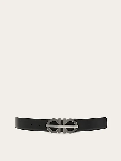 Reversible and adjustable Gancini belt