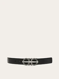 Reversible and adjustable Gancini belt