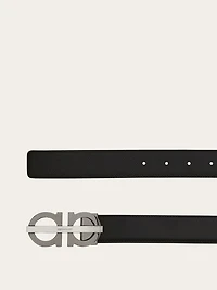 Reversible and adjustable Gancini belt