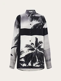Oversize shirt with Trinidad print