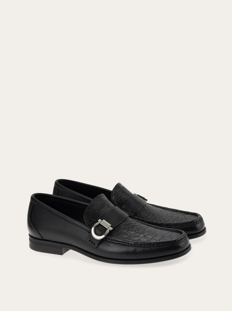 Loafer with Gancini ornament