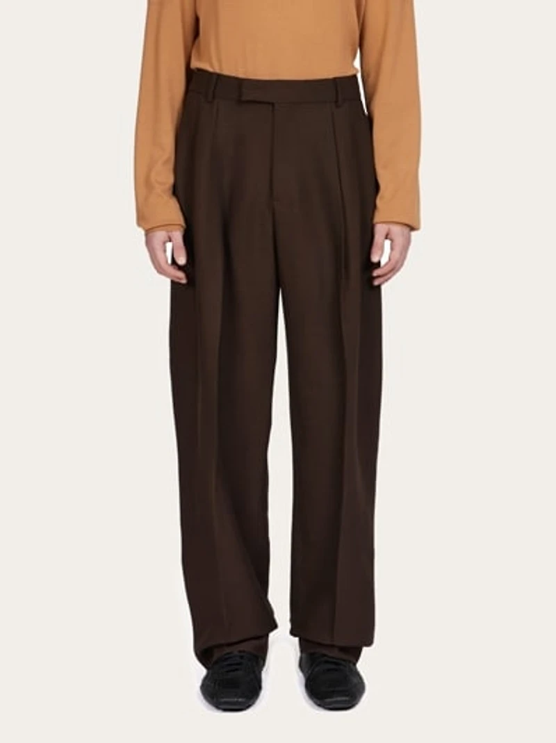 Chevron tailored trouser