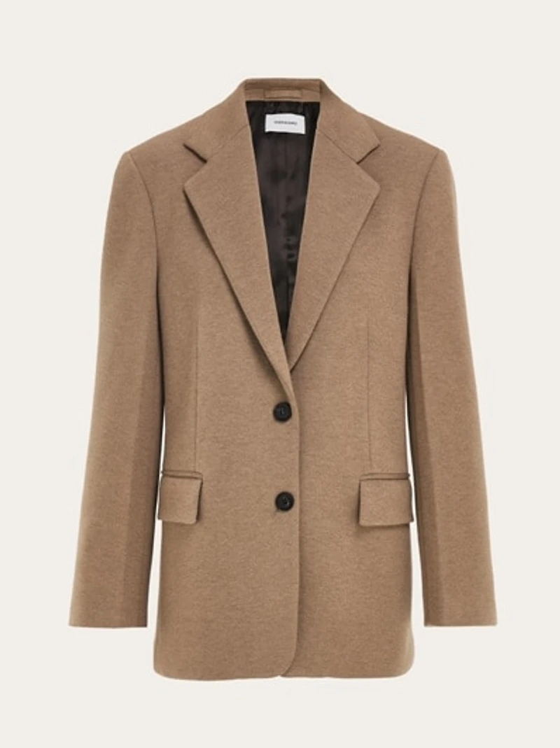 Single breasted jersey blazer