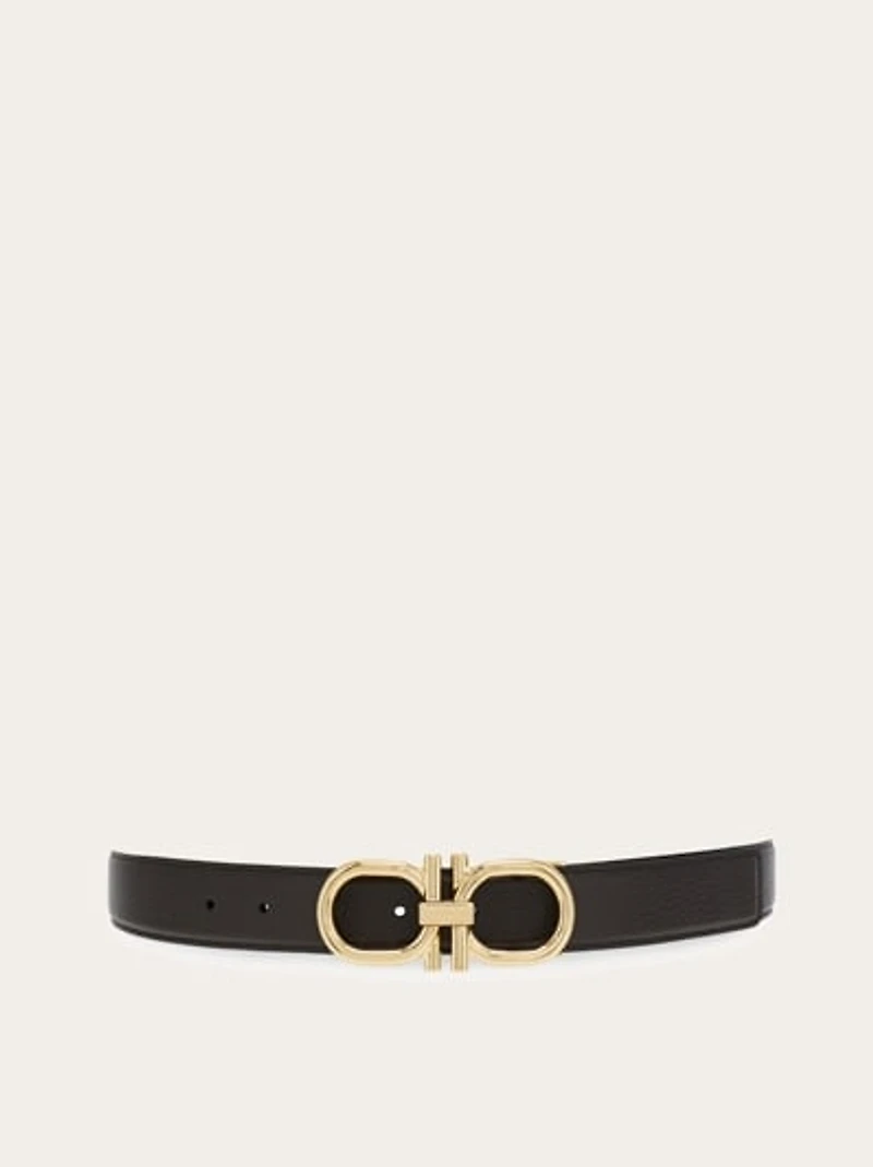 Reversible and adjustable Gancini belt