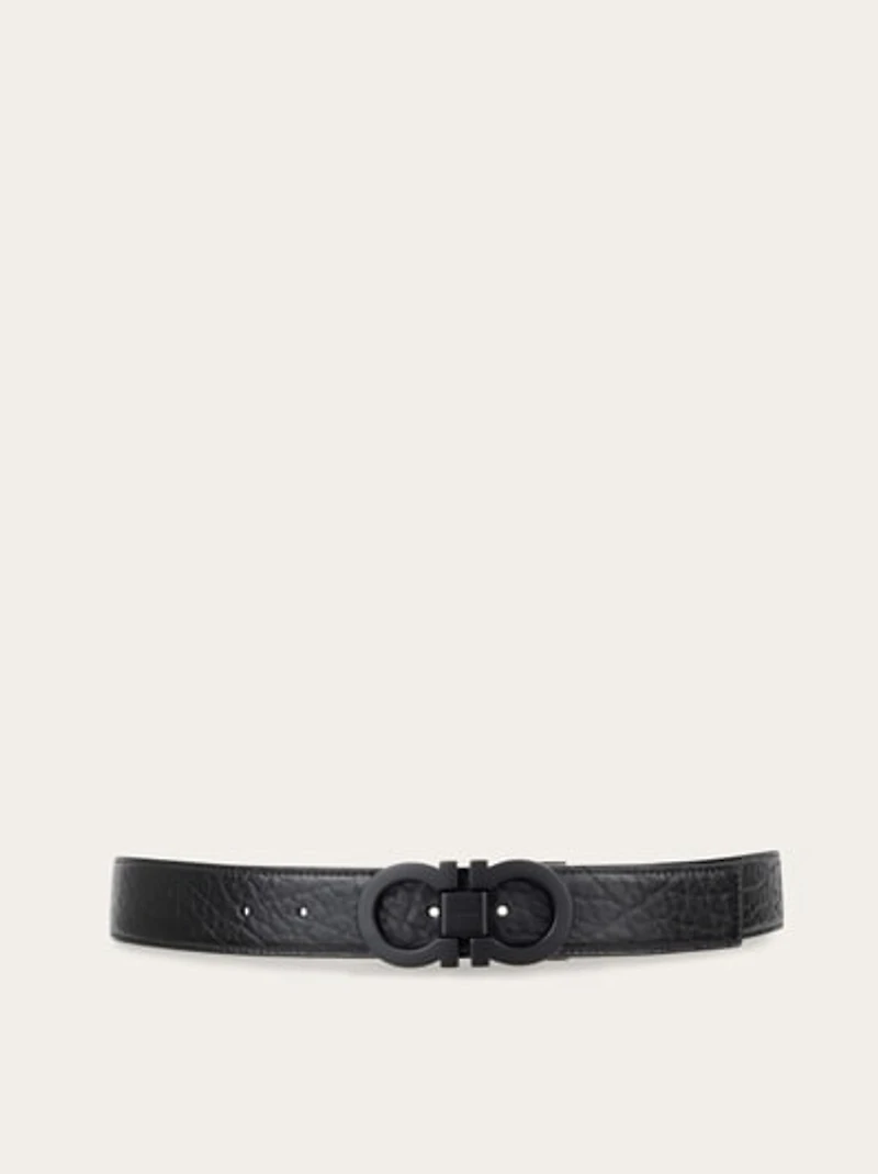 Reversible and adjustable Gancini belt