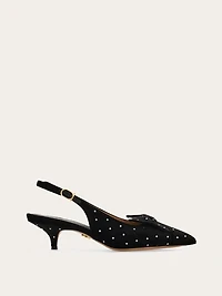 Slingback with bow detail