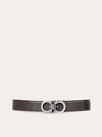 Reversible and adjustable Gancini belt