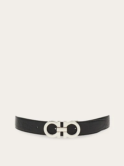 Reversible and adjustable Gancini belt