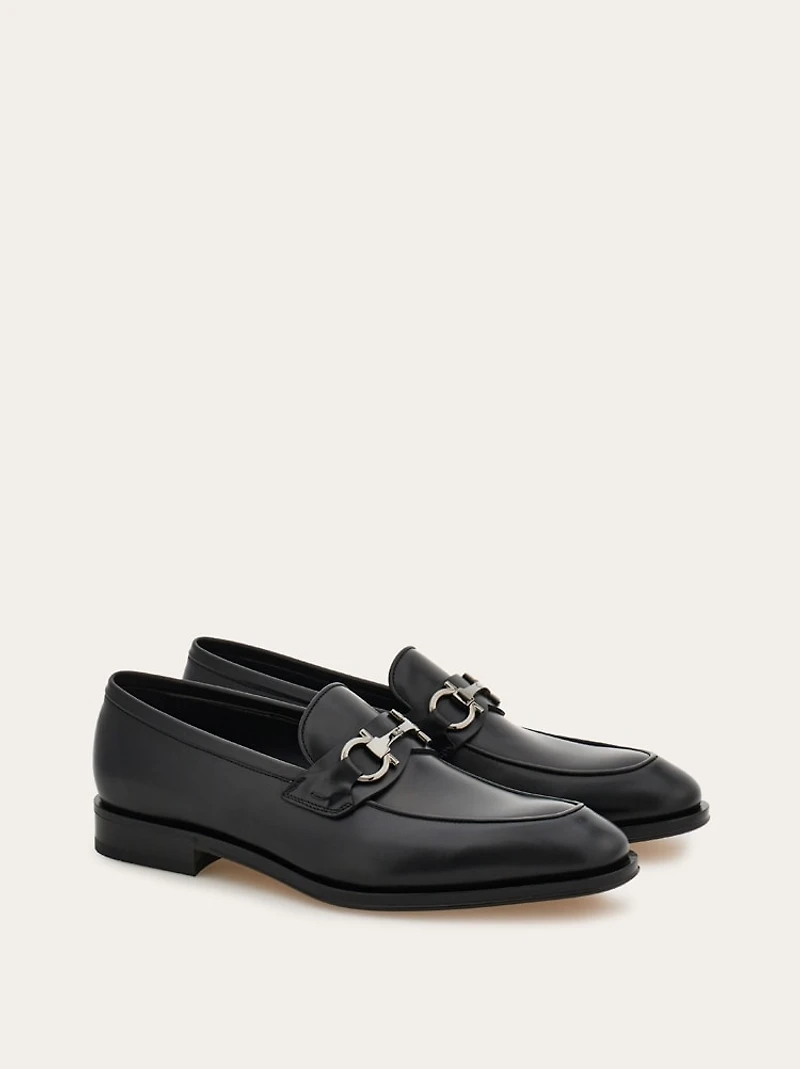Loafer with Gancini buckle