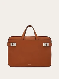 Briefcase with Gancini buckles (M
