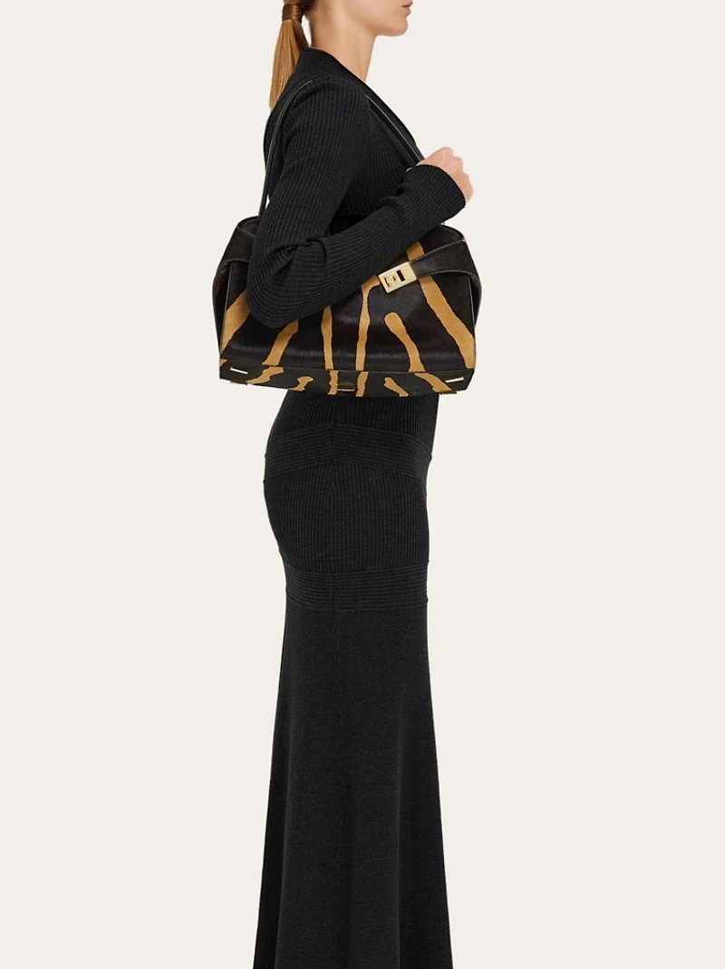 Hug soft bicolor shoulder bag (M