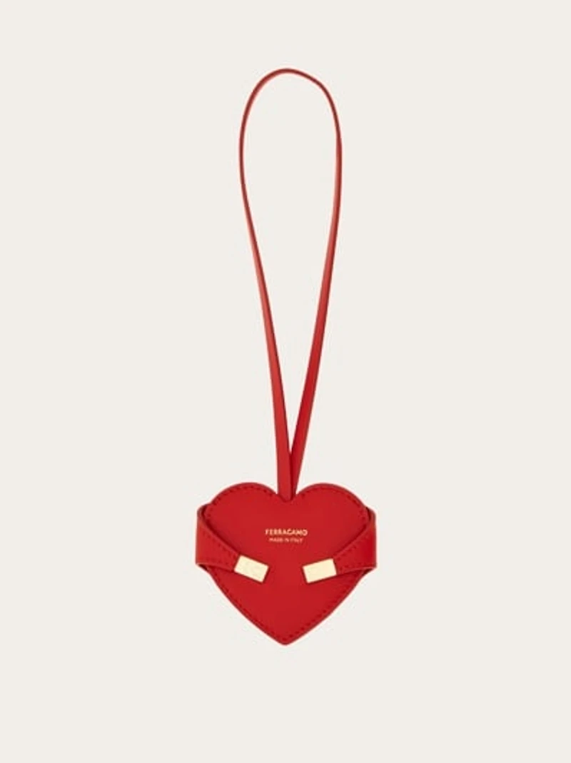 Hug heart mirror charm