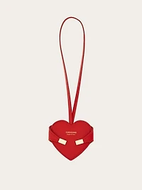 Hug heart mirror charm